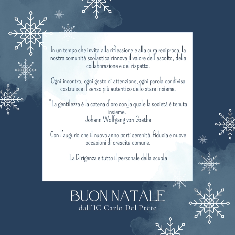 Azzurro Dolce Auguri di buon Natale Biglietto di auguri page 0001